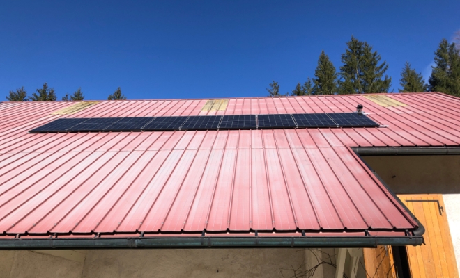 Installation de panneaux photovoltaïques, Valserhône, AXE OHM